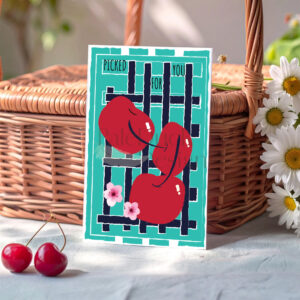 Cottage Core Cherry Card