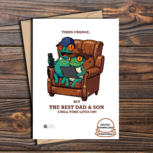 Father and Son Digital Card
