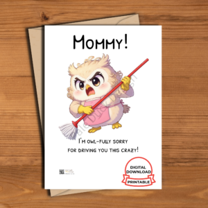 Funny Mom Apology Digital Card