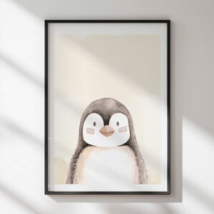 Beach Penguin Wall Art