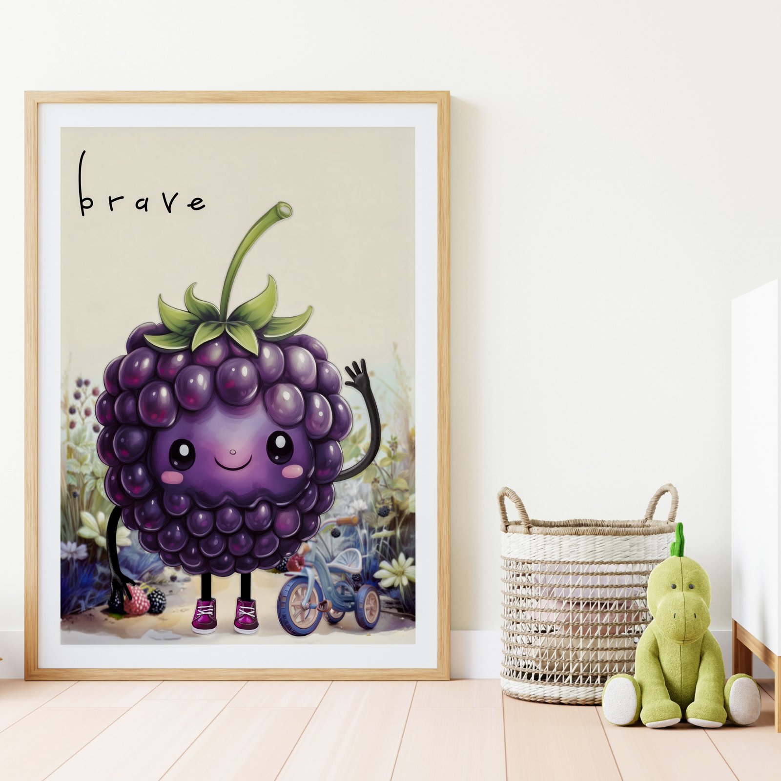 Whimsical Blackberry Wall Art - Image 4