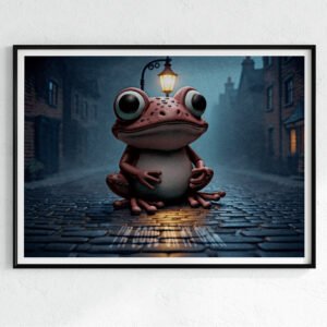 Pink Toad Wall Art